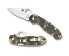 Spyderco Knife Para 3 Camo G10 S45VN Plain Edge C223GPCMO picture
