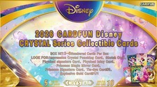 Pre-Order 2026 CardFun Disney Crystal Series Collectible Cards 1 case (10 boxes) picture