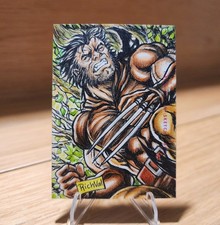 2023 Finding Unicorn Marvel Origin - Wolverine - Richard Valbuena 1/1 Sketch picture