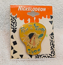 Vintage 1990s Nickelodeon The Ren & Stimpy Show Enamel Pin - New on Card (NOS) picture