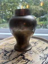 Vintage Rosenthal Netter Inc Brass Vase 6 1/2