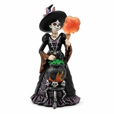 Comfy Hour 8 Inch Day of the Dead Witch Figurine, Catrina Decor picture