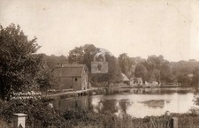 c1910's Old Mill & Pond View Smithtown Long Island NY RPPC Photo Postcard COPY picture