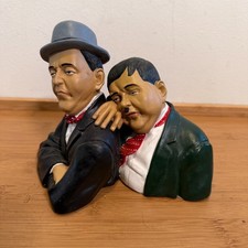 Vintage 1997 ACK Trading Laurel & Hardy Resin Bust Figurine Hollywood Comedy picture