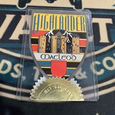 Highlander The Series MacLeod Family Crest Case Topper /600 Rare Limited SP picture