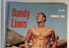 DANDY LIONS #2 1968 VINTAGE PHYSIQUE PHOTOGRAPHY ART MAGAZINE GAY INTERST HOTT picture