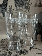 Grolsch One Pint 20oz Beer Glasses x 2 Brand New Latest Design Shape picture