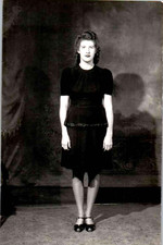 RPPC - Real Photo - Lovely Lady Posing for a Photograph - 1940s picture