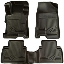2006-2011 Honda Civic Front 2nd Row Floor Liners Black – Compatible Replacement picture