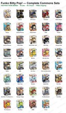 Funko Bitty Pop Complete 12 Common Set - You Pick Series - No Chase -  picture