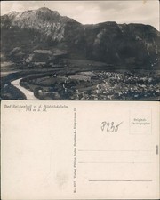 Postcard Bad Reichenhall view of the village from the Bildstöckelalm 1926 picture