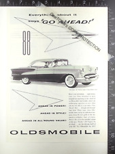 1955 ADVERTISING for Oldsmobile 88 Super Holiday Coupe right side front view picture