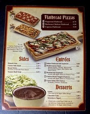 Vintage Disney World Magic Kingdom Menu Pinocchio Village Haus Fantasy Land Rate picture