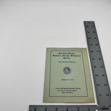 1934 Woman's Foreign Missionary Society Annual Meeting Utica NY Methodist picture