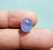 100%Natural Blue Tanzanite 5.75 Ct Oval Cabochon – Gorgeous Gem for Jewelry picture