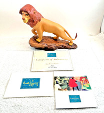 HTF 1999 Disney WDCC Simbas Pride Lion King 5th Anniversary Retired NIB COA picture