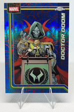 Topps 2026 Topps Chrome Marvel Doctor Doom #028 Blue & Red Spiderwebs /62 picture