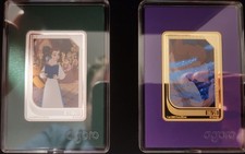 Agoro Disney Renaissance 2025 Ruby And Rare Amethyst B&B Trading Coins  picture