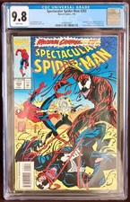 Spectacular Spider-Man #202 CGC 9.8 WP NM/M 1993 MAXIMUM CARNAGE Part 9 🕷️🦠 picture
