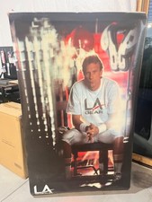 Vintage LA Gear 36x62 Double-Sided Store Banner + Joe Montana Signed 8x10 Photo picture