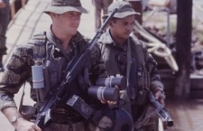 Vietnam War Photo  / US Navy SEALS in Action Vietnam Delta 1967 Southeast Asia picture