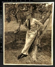 Dwight D Eisenhower 1946 Kilauea Hawaii US Army Signal Corps 11x14 Photo Type 1? picture