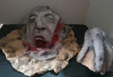 Halloween Zombie Corpse  Severed Head And Hand Prop  Haunted House picture