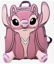 NWT Loungefly Disney Lilo & Stitch Angel Figural Mini Backpack UK Exclusive Rare picture