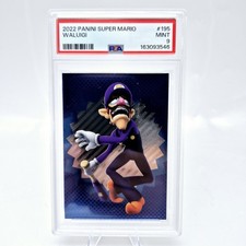 2022 Panini Nintendo Super Mario Waluigi Baseball #195 PSA 9 Sports Foil  picture