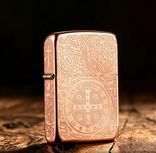 ZORRO 1941 Replica Kerosene Lighter, 5-Side Exquisite Engraving Constantine picture