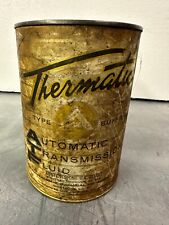 Vintage Thermatic ATF transmission oil  fluid can collection SAE 40 unopened picture