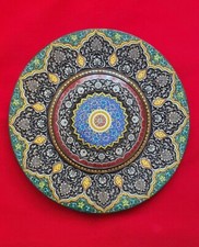 Vintage Traditional Uzbek Wood Carved Wooden Decoration Ganch Handmade Antique  picture