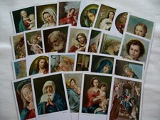 Vintage Impressive 25 Catholic HOLY CARDS Traditional Religious Masterpieces#S13 picture