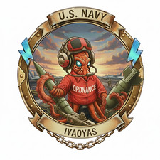 US Navy IYAOYAS Aviation Ordnanceman Rate USN Gift Navy Veteran 4