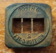 Burlington-Rock Island RR Houston, TX Cosmo Ticket Dater Die. VERY RARE. picture
