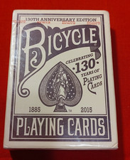 Bicycle 130th Anniversary Edition Playing Cards Deck 1885-2015 *Rare* picture