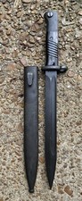 Vintage Israeli / German M1949 K98 Mauser Bayonet With Sheath Very Fine picture