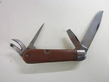 WENGER DELEMONT 1941 Old Cross Swiss Army Knife Sackmesser Couteau Militaire picture