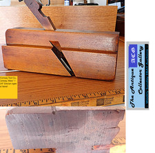 Antique⌛Wooden  1 1/4” Grecian Ogee w/ Bevel 🪙Conway Tool Co🪙Conway, Mass🪙 picture