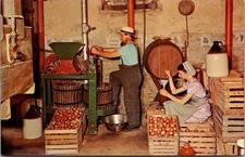 APPLE CIDER PRESS Mill Bridge Museum SOUDERSBURG, Pennsylvania PA Postcard picture