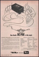 1959 Bendix Red Bank DC-Pak Missile Power Unit Genie Magic Lamp Cartoon Print Ad picture