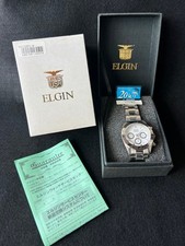 ELGIN Wristwatch Chronograph Analog Unisex picture