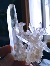 Natural Clear Lemurian Quartz Crystal Point Specimen - 119.51g picture