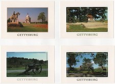 Gettysburg PA 8 postcards in custom sleeve - frameable picture
