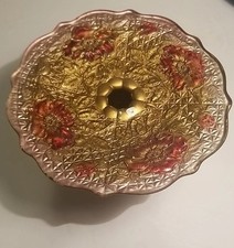 Rare Goofus Glass Compote Small Size picture