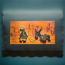 Vintage Soviet-era 3D wooden picture: