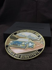 GENUINE PORSCHE 911 THERE IS NO SUBSTITUTE LIMITED EDITION GRILL BADGE EMBLEM picture