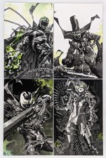 Spawn Universe Kael Ngu Virgin Variant Lot (4) Spawn 346 King 26 Gunslinger 24 picture