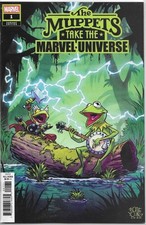 MUPPETS TAKE THE MARVEL UNIVERSE 1 SKOTTIE YOUNG BABY VARIANT NM 2026 picture