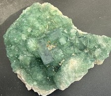 1.5 LB Natural A+ Green Cubic Fluorite Specimen Top Quality Minerals UV👀 picture